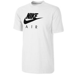 Nike Air S/S T Shirt   Mens   Casual   Clothing   White/Dk Grey Heather/Black