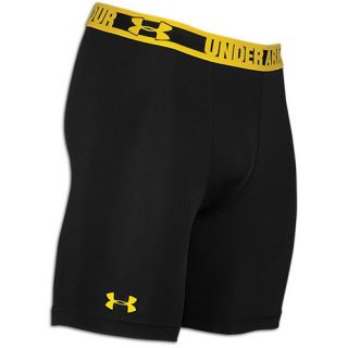 Under Armour Heatgear Sonic Compression Shorts   Mens   Training   Clothing   Black/Taxi