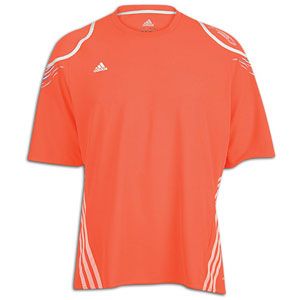 adidas F50 Short Sleeve Training Jersey   Mens   Soccer   Clothing   Infrared/White
