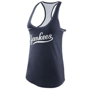 Nike MLB Tri Blend Racerback Tank   Womens   Baseball   Clothing   New York Yankees   Navy Heather