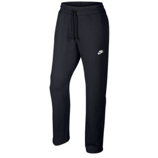 Nike AW77 Open Hem Fleece Pants   Mens   Casual   Clothing   Dk Obsidian/White