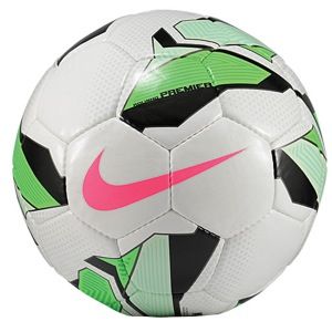 Nike FC247 Rolinho Premier Soccer Ball   Soccer   Sport Equipment   White/Poison Green/Pink Flash