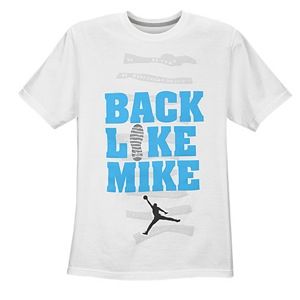 Jordan Retro 10 Back Like Mike T Shirt   Mens   Basketball   Clothing   White/Vivid Blue