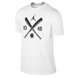 Jordan Retro 9 T Shirt   Mens   Basketball   Clothing   White/Black
