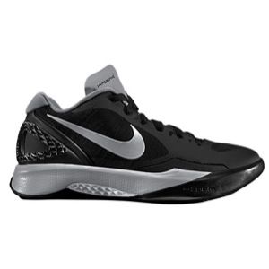 Nike Volley Zoom Hyperspike   Womens   Volleyball   Shoes   Black/White/Metallic Silver