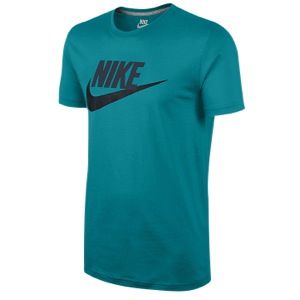 Nike Sportswear Icon Short Sleeve T Shirt   Mens   Casual   Clothing   University Red/Dk Grey Heather/White
