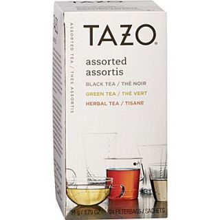 Starbucks Tazo Flavored Teas, Assorted, 24 Tea Bags/Box