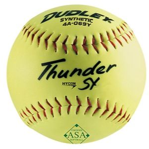 Dudley ASA 12 Thunder Hycon Slowpitch Softball   Softball   Sport Equipment