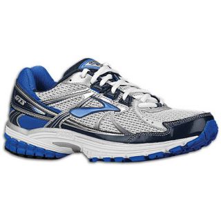 Brooks Adrenaline GTS 13   Mens   Running   Shoes   White/Obsidian/Black/Olympic/Silver