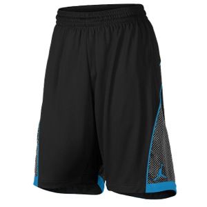 Jordan S.Flight Premium Knit Shorts   Mens   Basketball   Clothing   Black/Black/Vivid Blue