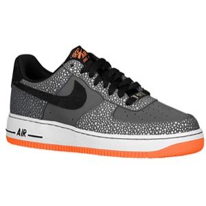 Nike Air Force 1 Low   Mens   Basketball   Shoes   Dark Grey/Black/Total Orange