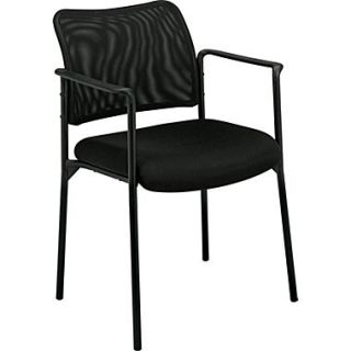 basyx by HON HVL516 Mesh Stacking Chair, Black