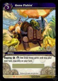 World of Warcraft Gone Fishin Loot Card   Fires of Outland [Toy] Toys & Games