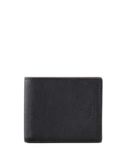 Mens Bollen Logo Embossed Leather Wallet, Black   Bally   Black
