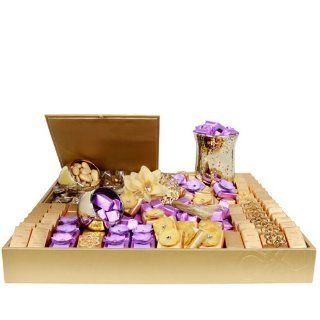 Luxury Giving   Large Eid or Hajj Chocolate Arrangement on a Tray  Gourmet Chocolate Gifts  Grocery & Gourmet Food
