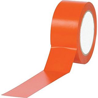 Industrial Vinyl Safety Tape, Solid Orange, 2 x 36yds., 24/Case