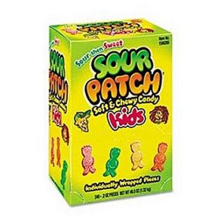 Wrapped Sour Patch Kids, 240 Piece Box