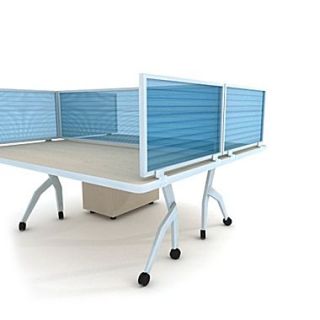 Obex 24 x 30 Polycarbonate Desk Mount Privacy Panels W/AL Frame