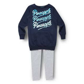 Pineapple Pineapple girls navy sweater and leggings