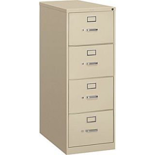 HON S380 Series 26 1/2 Deep Vertical File Cabinet, Legal Size, Putty