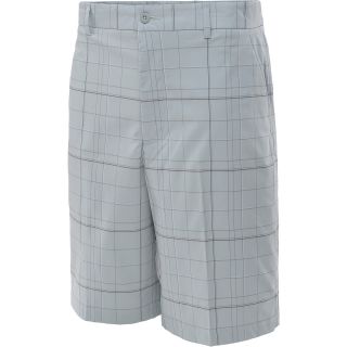 TOMMY ARMOUR Mens Woven Plaid Flat Front Golf Shorts   Size 32, Blue Nights
