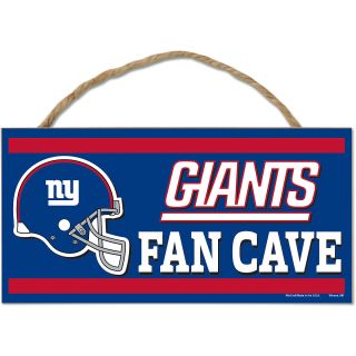 Wincraft New York Giants 5X10 Wood Sign with Rope (83057013)