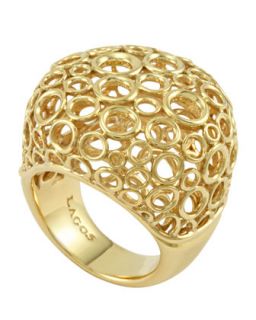 18k Gold Circle Filigree Ring   Lagos   Gold (7)