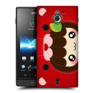 Head Case Designs Red Bear Felt Costume Play Hard Back Case Cover for Sony Xperia sola MT27i Cell Phones & Accessories