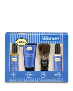 Mens 4 Elements of the Perfect Shave Starter Kit, Lavender   The Art of