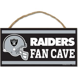 Wincraft Oakland Raiders 5X10 Wood Sign with Rope (83055013)