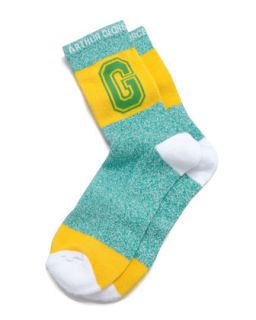 MVP Mens Socks, Green/Yellow   Arthur George by Robert Kardashian   Green