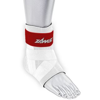 Zamst A1 Moderate Support Ankle Brace   Size Small   Right, White/red (470561)