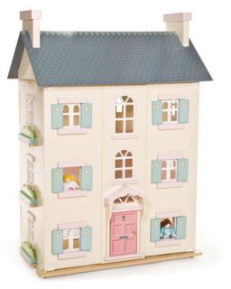 Cherry Tree Hall Four Story Dollhouse   Le Toy Van   Red