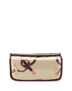 Steeplechase Magnetic Large Cosmetic Case, Tan   Toss   Tan (LARGE )