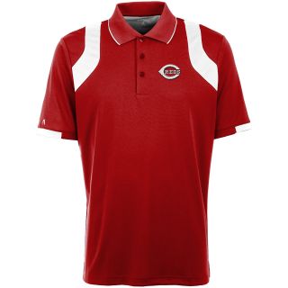 Antigua Cincinnati Reds Mens Fusion Short Sleeve Polo   Size XXL/2XL,