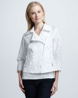 Womens Flower Detailed Flare Jacket   Berek   White (MEDIUM (8/10))