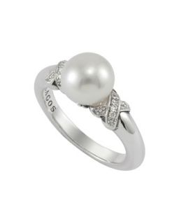 Luna Pearl & Diamond Ring   Lagos   Silver (7)