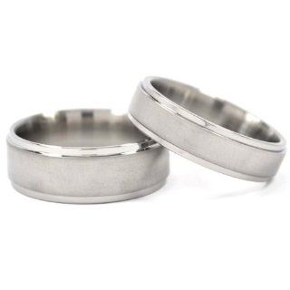 Titanium Rings For Him And Her, Matching Wedding Rings, Titanium Bands Titanium Wedding Band Sets Jewelry