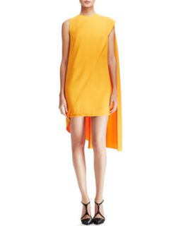 Womens Sleeveless Cape Dress, Orange   Narciso Rodriguez   Orange (40)
