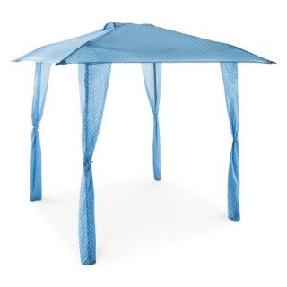 Poppytalk 8X8 Ft Camping Canopy   Patterned Blue