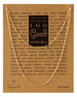 100 Good Wishes Necklace   Dogeared   Red