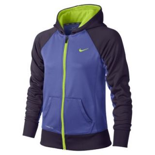 Nike KO 2.0 Full Zip Girls Hoodie   Purple Haze