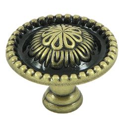 Stone Mill Hardware Acapluco Antique Brushed Brass Cabinet Knob (pack Of 5)