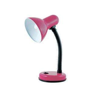 Litecraft Pack Of 2 Pink Flexi Neck Desk Lamps