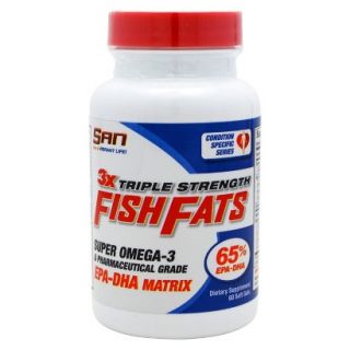 SAN Fish Fats Super Omega 3   60 Softgels