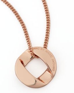 Cable Link Pendant Necklace, Rose Golden   MARC by Marc Jacobs   Rose gold