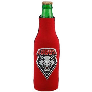 NCAA New Mexico Lobos Red Zippered 12oz. Bottle Koozie  Sports Fan Coffee Mugs  Sports & Outdoors