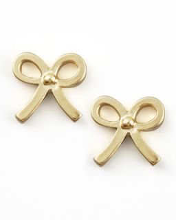 Gold Bow Earrings   Dogeared   Gold