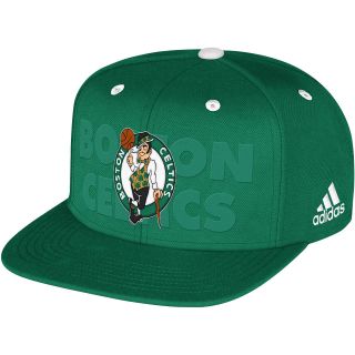 adidas Mens Boston Celtics Draft Snapback Cap, Multi Team