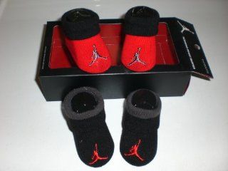 Nike Air Jordan Newborn Baby Booties Black & Red, Size 0 6 Months  Infant And Toddler Apparel  Baby